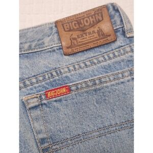 Vintage BIG JOHN EXTRA Jeans Slim Fit Mens Size 31 X 34 Blue Wash